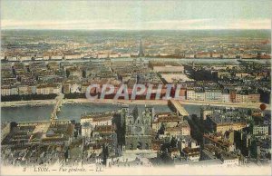 Postcard Old Lyon Vue Generale