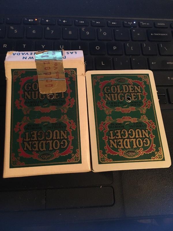 Vintage Playing Cards: Golden Nugget Gambling Hall and Rooming House, Las Vegas