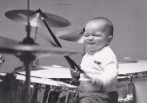 Keith Baker Playtime Young Boy Playing Drums