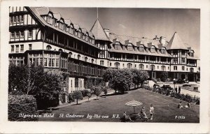 Postcard RPPC Algonquin Hotel St Andrews by the Sea NB Canada