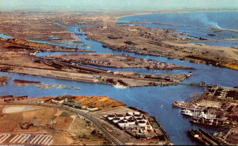 California Los Angeles-Long Beach Harbor Aerial View