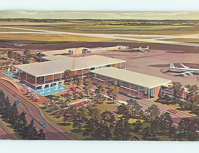 1961 Newly Built Terminal Building At Tulsa Airport Tulsa Oklahoma OK Q3799