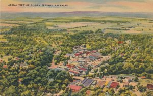 Aerial View of Siloam Springs AR, Arkansas - Linen