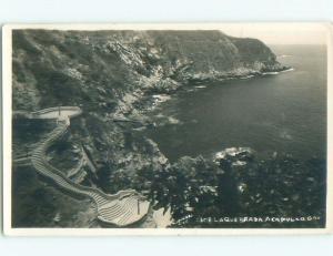 old rppc NICE VIEW Acapulco - Guerrero Mexico i3546