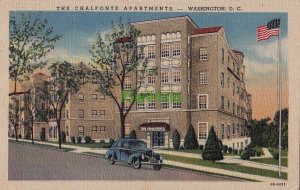 Postcard The Chalfonte Apartments Washington DC