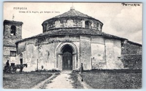 Chiesa di S. Angelo gia templo di Vesta PERUGIA Italy Postcard
