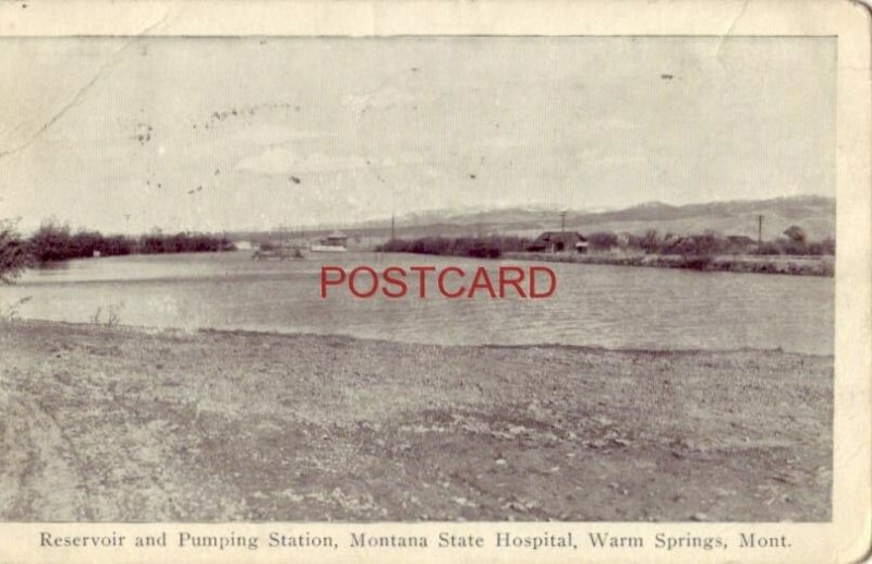 1912 RESERVOIR AND PUMPING STATION, MONTANA STATE HOSPITAL, WARM SPRINGS