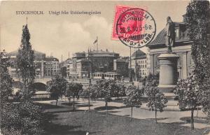B93070 stockholm utsigt fran riddarhusgarden sweden