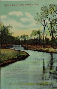 C.1910 The Lagoon, Cedar Point, O. #2 Vintage Postcard P53