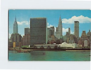 Postcard United Nations Headquarters New York City New York USA