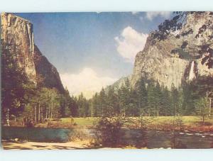 Pre-1980 YOSEMITE VALLEY IN PARK Stockton & Modesto California CA hk7008