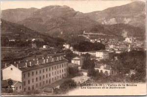 Postcard France Sospel Bevera Valley The Barracks and the Barbonnet