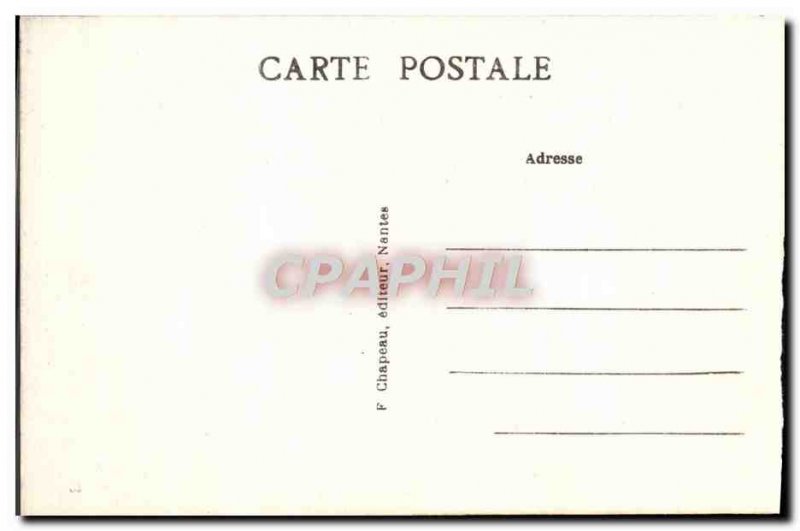 Postcard Ancient Pornic Beach And Casino Courmalon The waves