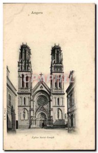 Old Postcard Angers Eglise Saint Joseph