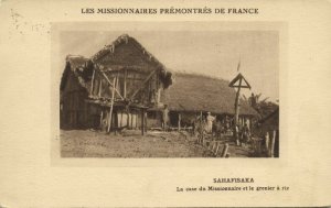 madagascar, SAHAFISAKA, Native House of the Misionary (1936) Mission