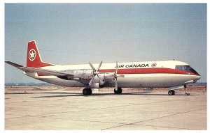 Air Canada Vickers Vanguard Cargoliner Airplane Postcard