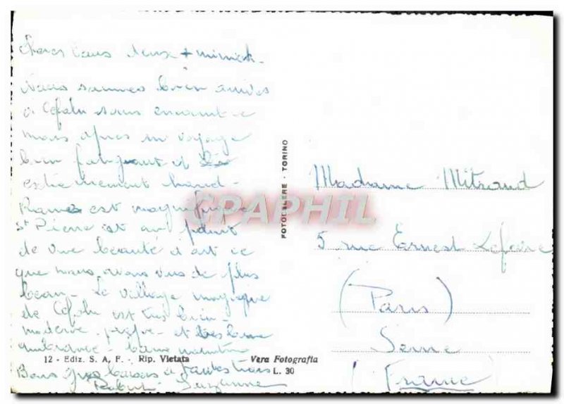 Postcard Modern Palermo Foro Umberto I e Pellegrino