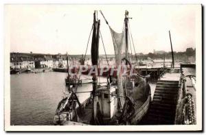 Old Postcard Cancale Port and Boat Quays