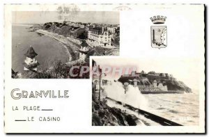 Granville - Place Casino - Old Postcard