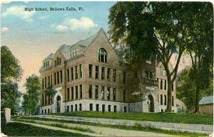 The High School at Bellows Falls VT, Vermont - DB