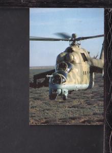 Mi-24 Hind Attack Helicopter Postcard 