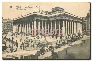 Old Postcard Paris Bourse