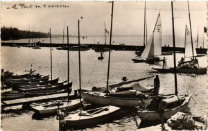 CPA THONON - Le Port et la Pointe d'Yvoire (248332)