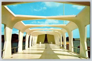 Postcard USS Arizona - Pearl Harbor Hawaii - Interior