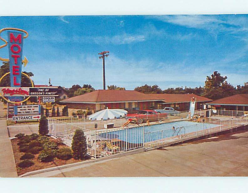 Unused Pre-1980 MOTEL SCENE Eugene Oregon OR hk0620@