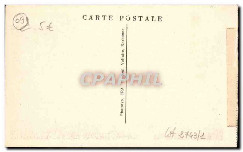 Postcard Old Foix Panoramic North And The Pyrenees