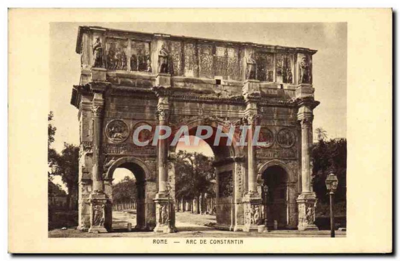 Postcard Ancient Rome Arch Of Constantine