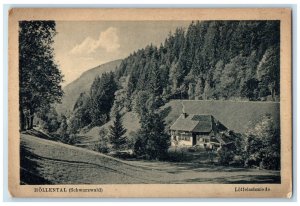 c1940's Hollental (Schwarzwald) Loffelschmiede Germany Unposted Vintage Postcard