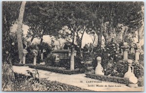 Postcard - Saint-Louis Museum Garden - Carthage, Tunisia