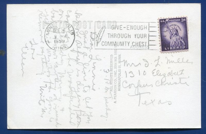 Swedish Hospital Minneapolis Minnesota mn real photo postcard RPPC