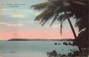 TAUTIRA POINT TAHITI POSTCARD (c. 1910)