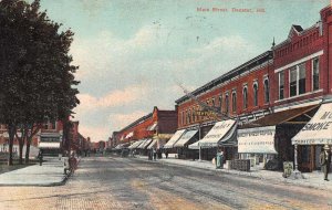 Decatur Indiana Main Street Furniture & Clothing Stores Vintage PC U2847