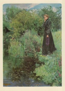 John Byam The Boer War 1900 Birmingham Gallery Painting Postcard