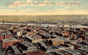 Cincinnati Ohio River, L. & N. Bridge, Southern R. R. Bridge - Cincinnati, Oh...