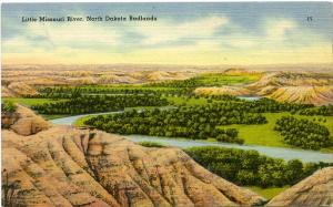 The Little Missouri River - Badlands ND, North Dakota - Linen