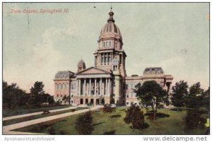 Illinois Springfield State Capitol 1910