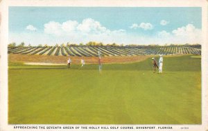 Davenport Florida Holly Hill Golf Course Vintage Postcard AA35216