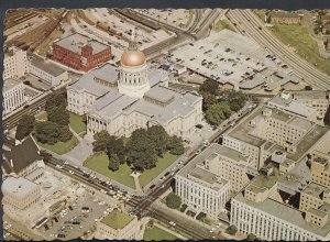 America Postcard - Bird's Eye View of Georgia's State Capitol RR2141