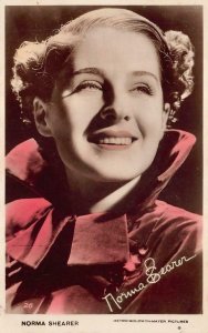RPPC ACTRESS NORMA SHEARER ENGLAND UK REAL PHOTO POSTCARD (1930s)