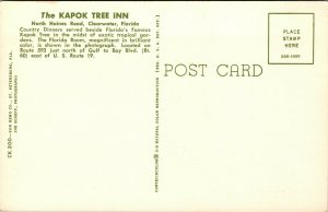 Vtg 1960s Kapok Tree Inn North Haines Road Clearwater Florida FL Unused Postcard