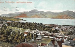 THE PRESIDIO San Francisco, CA Presideo 1909 Vintage Postcard