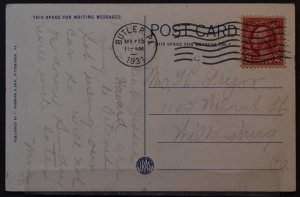Butler, PA - Harmony and Short Line Terminal - 1931