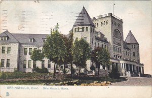 Ohio Masonic Home Springfield Ohio 1909 Tucks