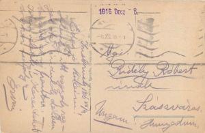 Austria Innsbruck theatre & partial view vintage postcard 1916