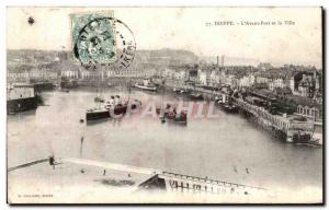 Old Postcard Dieppe The Avant Port and the City Charter