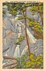 BLOWING ROCK NC~LOT OF 4 1940s POSTCARDS~GLEN BURNIA FALLS-MAYHEW MANOR